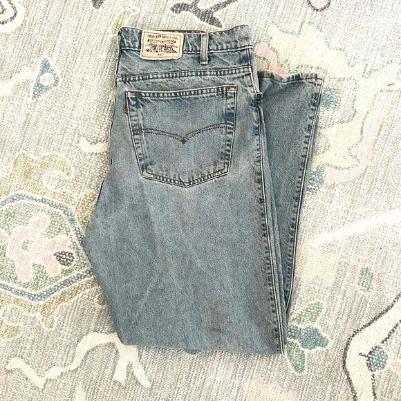 Levi’s Vintage 540 Relaxed Fit Men’s Jeans – 36x30 – Light Distress, Light Wash - Picture 1 of 4